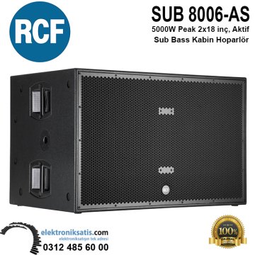 RCF SUB 8006-AS 5000Wpeak Aktif Subwoofer Hoparlör