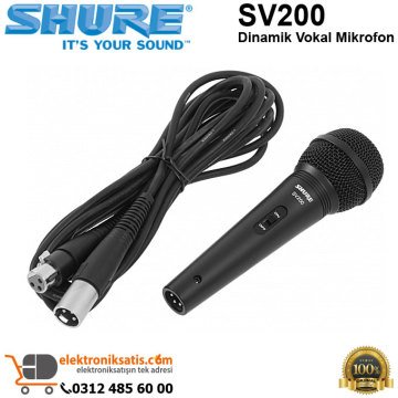 Shure SV200 Dinamik Vokal Mikrofon