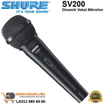 Shure SV200 Dinamik Vokal Mikrofon
