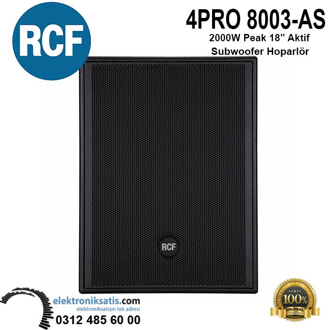 RCF 4PRO 8003-AS  Aktif Subwoofer Hoparlör