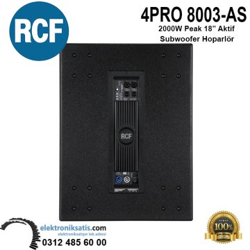 RCF 4PRO 8003-AS  Aktif Subwoofer Hoparlör