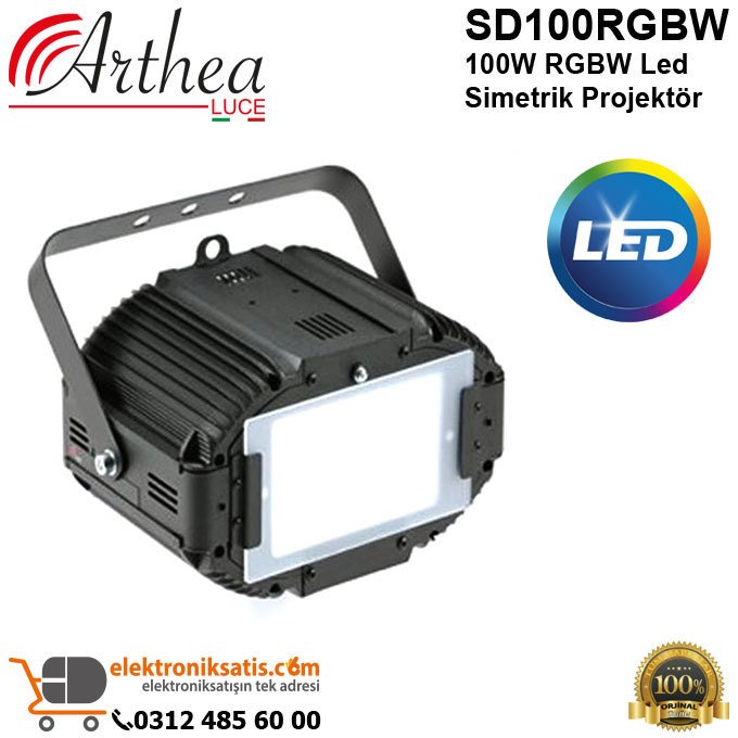 Arthea Luce 100W RGBW Led Simetrik Projektör