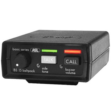 ASL BS-15 Tek Kanal intercom Beltpack Ünitesi