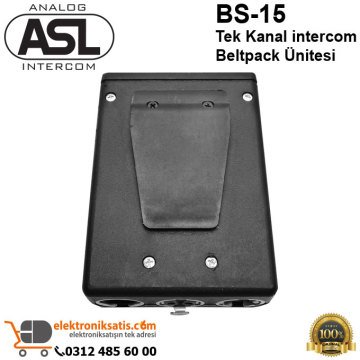 ASL BS-15 Tek Kanal intercom Beltpack Ünitesi