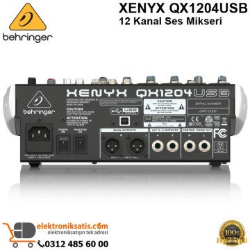 Behringer XENYX QX1204USB 12 Kanal Ses Mikseri
