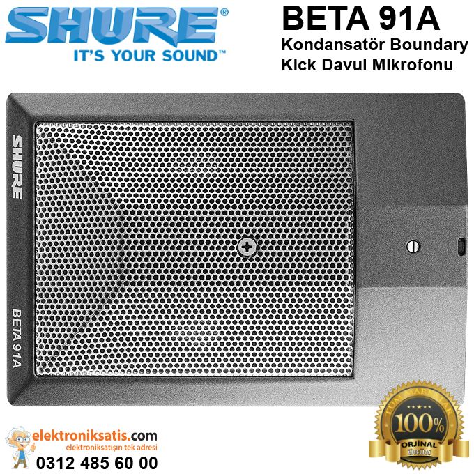 Shure BETA 91A Kondansatör Boundary  Kick Davul Mikrofonu