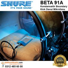 Shure BETA 91A Kondansatör Boundary  Kick Davul Mikrofonu