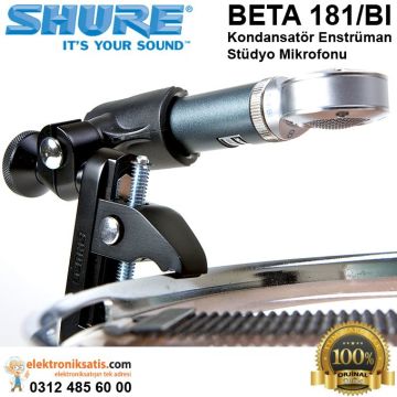 Shure BETA 181/BI Kondansatör Enstrüman Stüdyo Mikrofonu