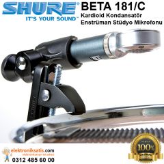 Shure BETA 181/C Kardioid Kondansatör Enstrüman Stüdyo Mikrofonu