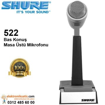 Shure 522 Bas Konuş Masa Üstü Mikrofonu