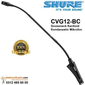 Shure CVG12-BC Gooseneck Kardioid Kondansatör Mikrofon