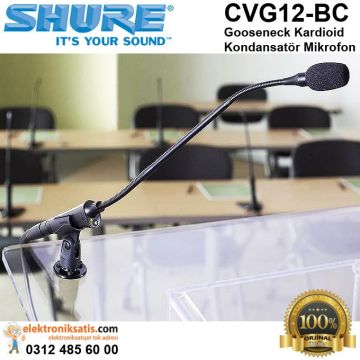 Shure CVG12-BC Gooseneck Kardioid Kondansatör Mikrofon
