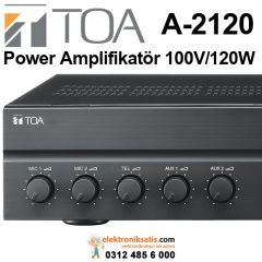 TOA A-2120 Power Amplifikatör 100V/120W