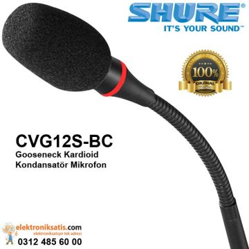 Shure CVG12S-BC Gooseneck Kardioid Kondansatör Mikrofon