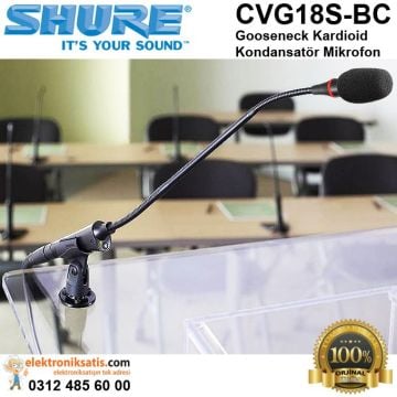 Shure CVG18S-BC Gooseneck Kardioid Kondansatör Mikrofon