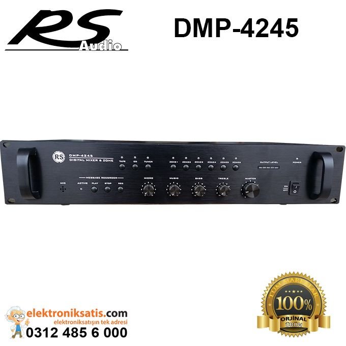 Rs Audio DMP 4245 6 Kanal Zone Mikser