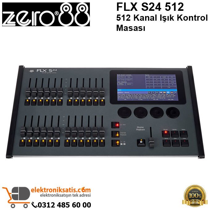 Zero88 FLX S24 512 512 Kanal Işık Kontrol Masası