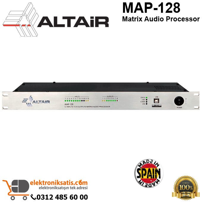 Altair MAP-128 Matrix Audio Processor