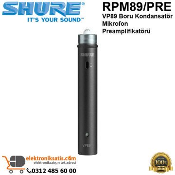 Shure RPM89/PRE VP89 Boru Kondansatör Mikrofon Preamplifikatörü