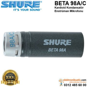 Shure BETA 98A/C Kardioid Kondansatör Enstrüman Mikrofon