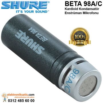 Shure BETA 98A/C Kardioid Kondansatör Enstrüman Mikrofon