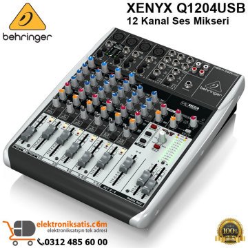 Behringer XENYX Q1204USB 12 Kanal Ses Mikseri