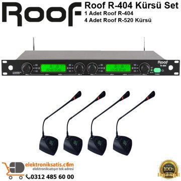 Roof R-404 Kürsü Wireless Sistem