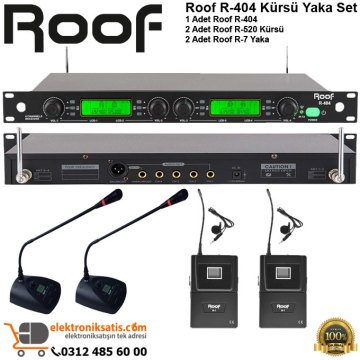 Roof R-404 Kürsü Yaka Wireless Sistem