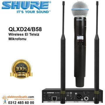 Shure QLXD24/B58 Wireless Telsiz El Mikrofonu