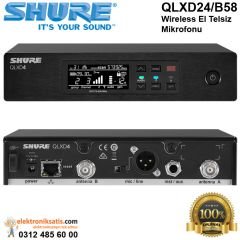 Shure QLXD24/B58 Wireless Telsiz El Mikrofonu