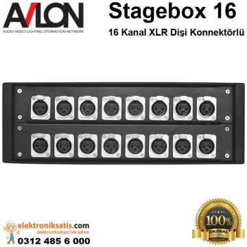 Stage Box 16 Kanal XLR Dişi Konnektörlü