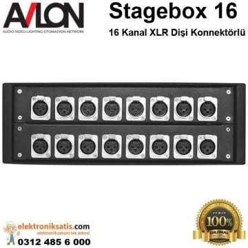 Stage Box 16 Kanal XLR Dişi Konnektörlü