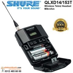 Shure QLXD14/153T Wireless Telsiz Headset Mikrofon