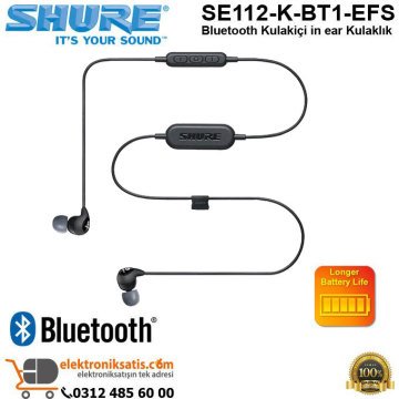 Shure SE112-K-BT1-EFS Bluetooth in ear Kulaklık