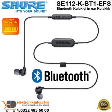 Shure SE112-K-BT1-EFS Bluetooth in ear Kulaklık