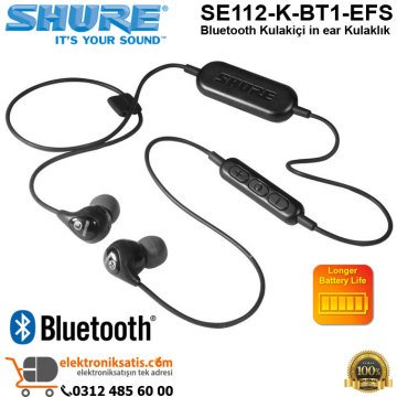 Shure SE112-K-BT1-EFS Bluetooth in ear Kulaklık