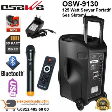 OSAWA OSW-9130 Seyyar Portatif Ses Sistemi