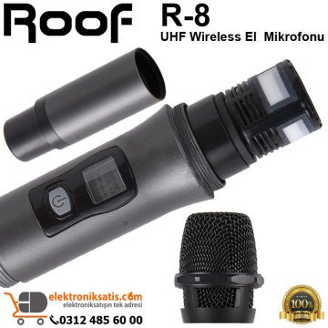 Roof R-8 UHF Wireless El Mikrofonu