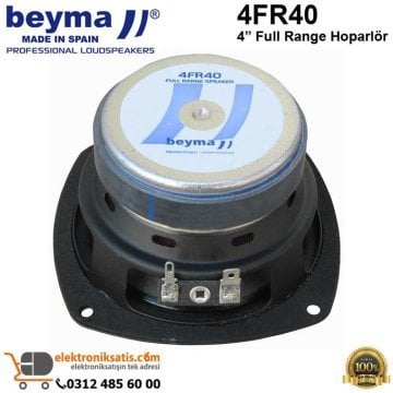 Beyma 4FR40 4 inch Full Range Hoparlör