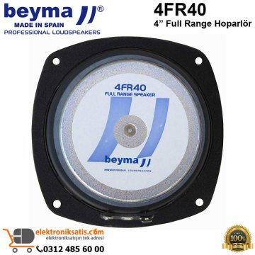 Beyma 4FR40 4 inch Full Range Hoparlör