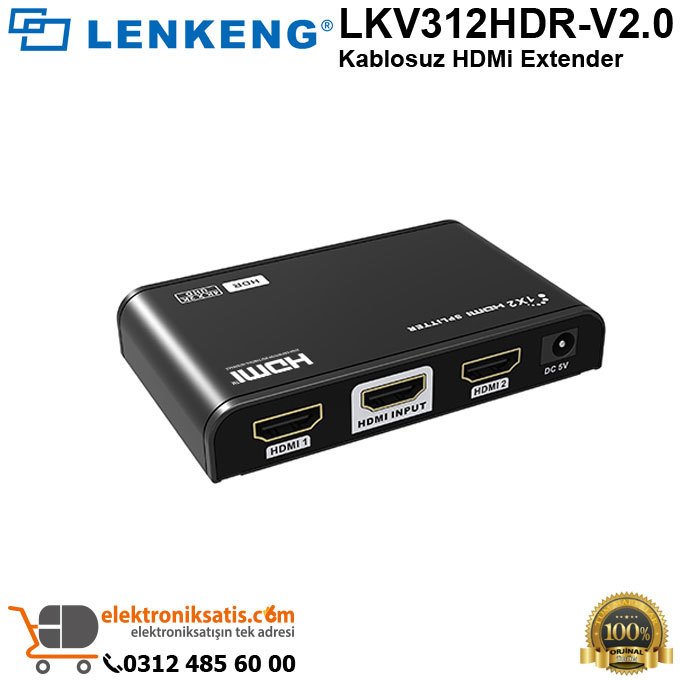 Lenkeng LKV312HDR V2 0 Kablosuz HDMi Extender