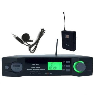 Roof R-201Y UHF Wireless Telsiz Yaka Mikrofonu