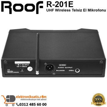 Roof R-201E UHF Wireless Telsiz El Mikrofonu