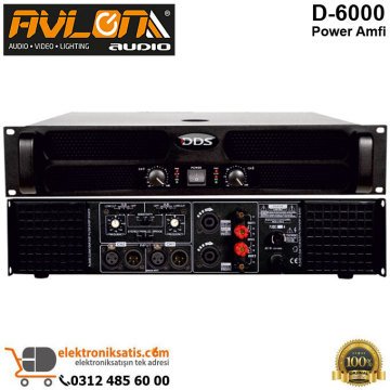 DDS D-6000 Power Amfi