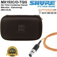 Shure MX153C/O-TQG Her Yöne Kondansatör Kafa Mikrofonu