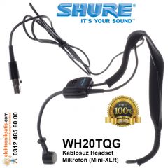 Shure WH20TQG Kablosuz Headset Mikrofon (Mini-XLR)