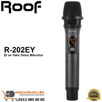 Roof R-202EY El ve Yaka Telsiz Mikrofon