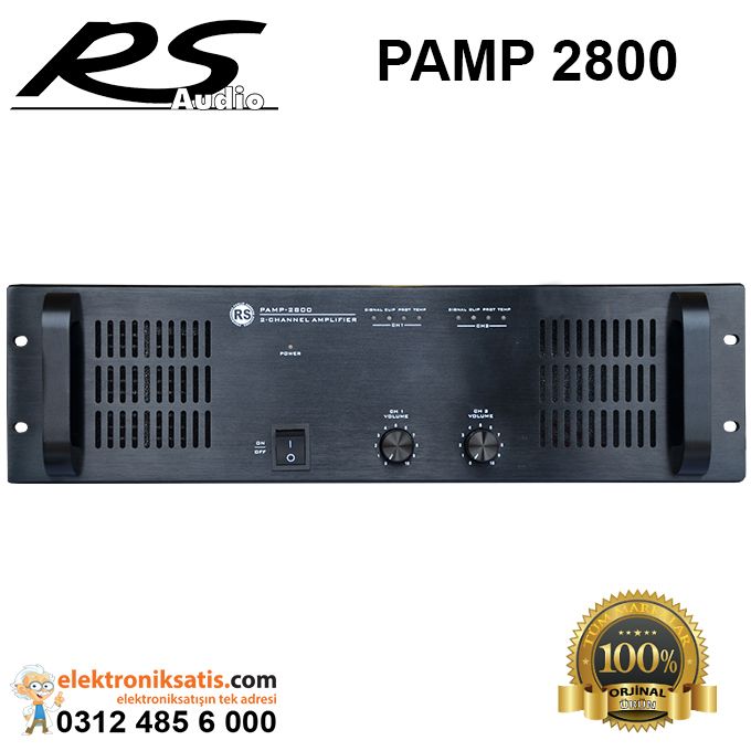 Rs Audio PAMP 2800 2x800W 100V Anfi Mikser