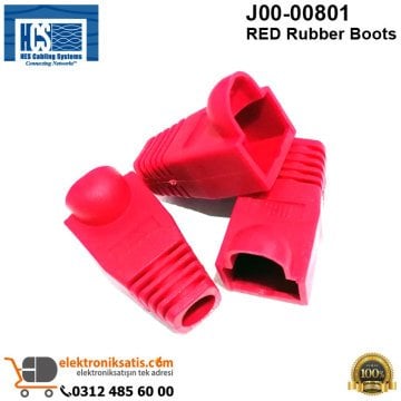 HCS J00-00801 RED Rubber Boots