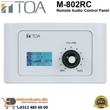 TOA M-802RC Remote Audio Control Panel